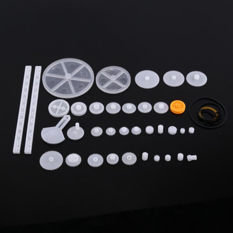foto del prodotto set di ingranaggi in plastica di pulegge per cinghie di distribuzione set di corone dentate set di ingranaggi per auto 34 tipi 