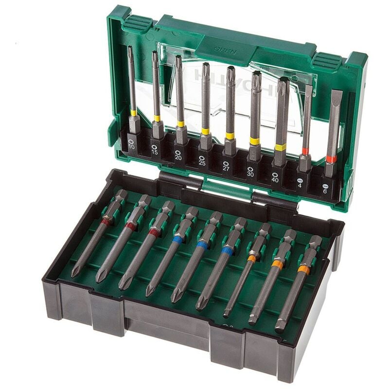 foto del prodotto set di inserti per avvitare hikoki 40030022 18 pezzi 
