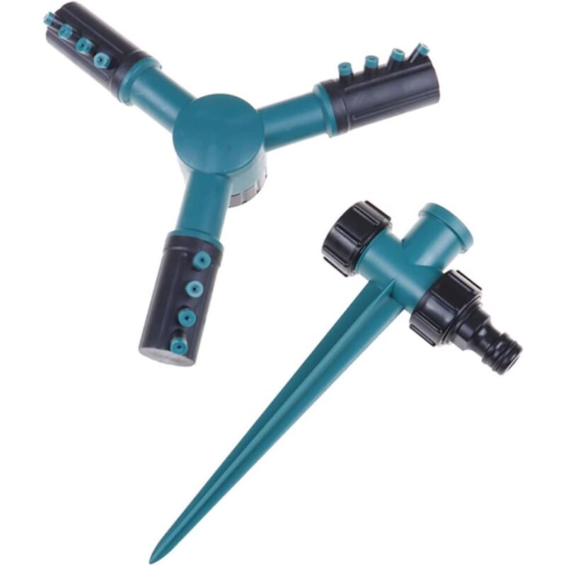 foto del prodotto set di irrigatori da giardino irrigatore rotante per prato, utensile per irrigazione