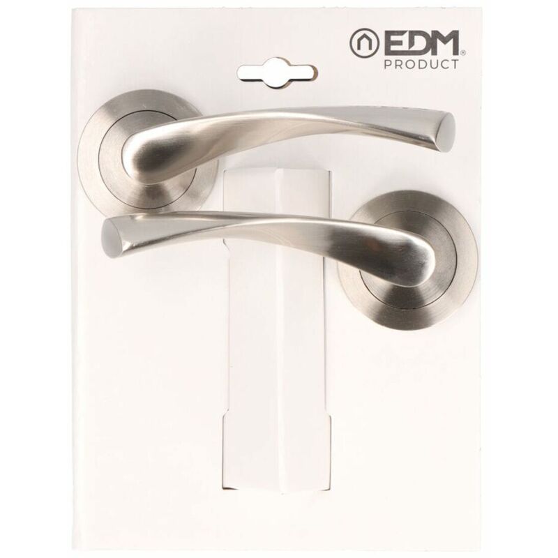 foto del prodotto set di maniglie edm 86032 707 alluminio 6,5 x 12 cm