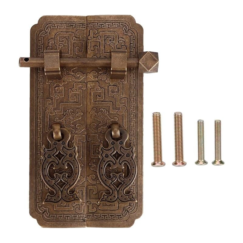 foto del prodotto set di maniglie per porta maniglia in rame antico cinese maniglia per armadio maniglia per armadio accessori per mobili per mobili da cucina