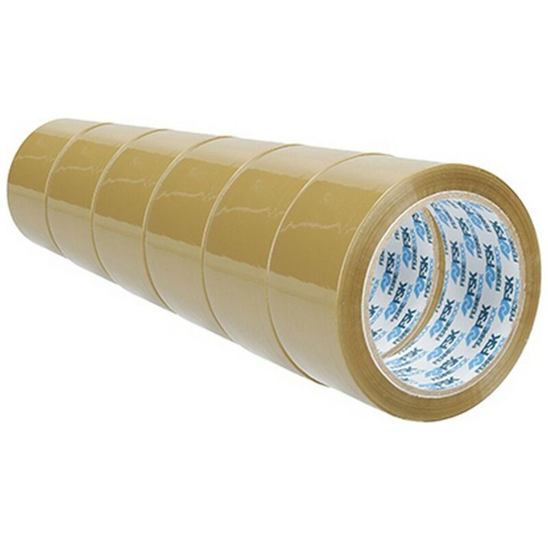 foto del prodotto set di nastri adesivi ferrestock 6 uds 66 m x 50 mm
