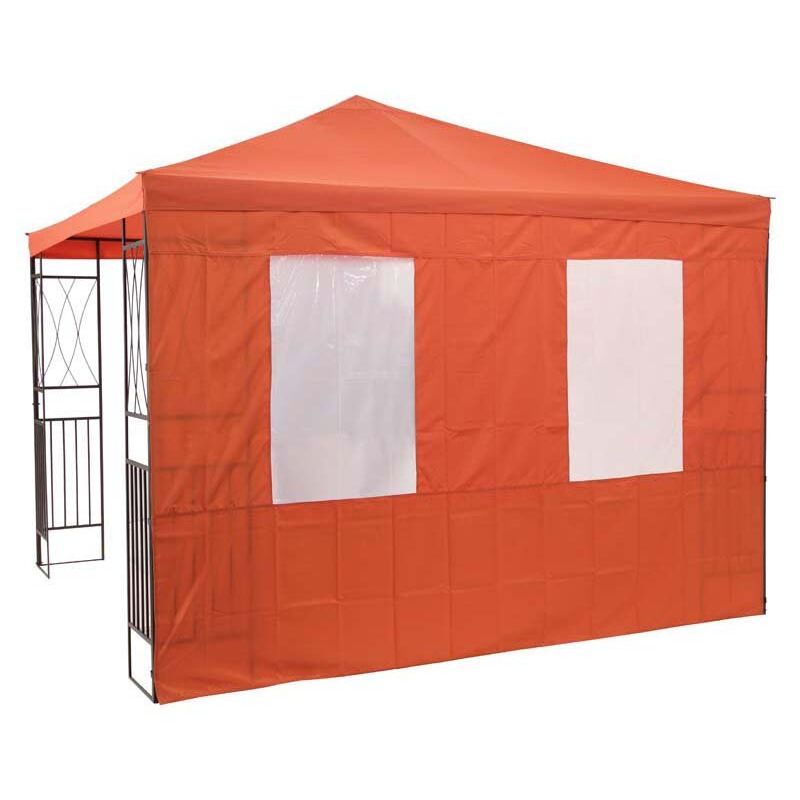 foto del prodotto set di pannelli laterali per gazebo kaemi terracotta senza telaio del gazebo tepro