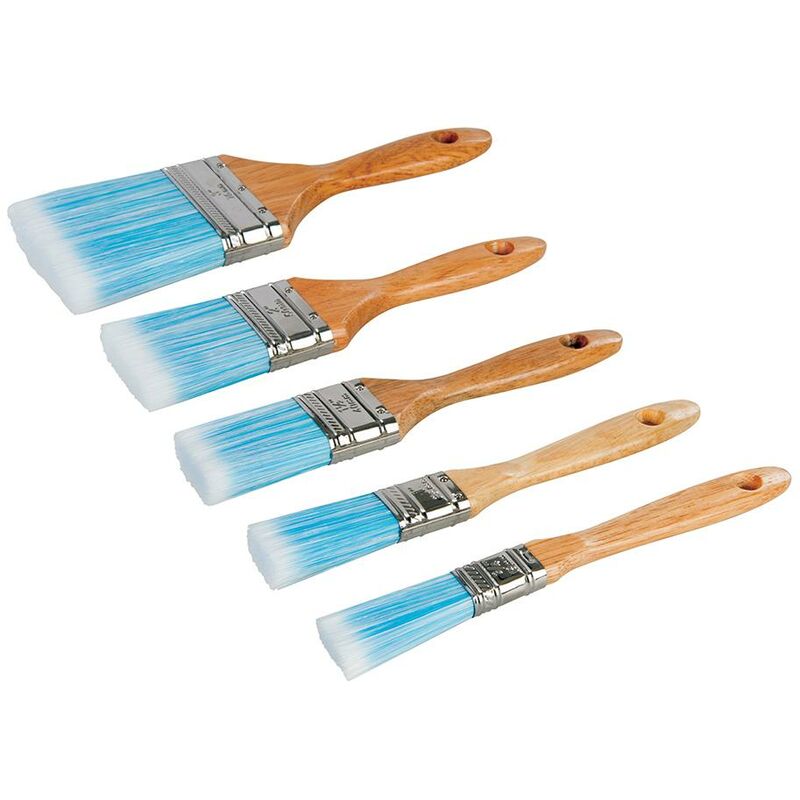 foto del prodotto set di pennelli sintetici 5 p.zi 19, 25, 40, 50 e 75 mm