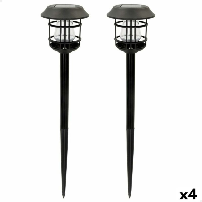 foto del prodotto set di picchetti solari da giardino aktive 2 pezzi acciaio inossidabile plastica 13 x 55 x 13 cm 4 unit 