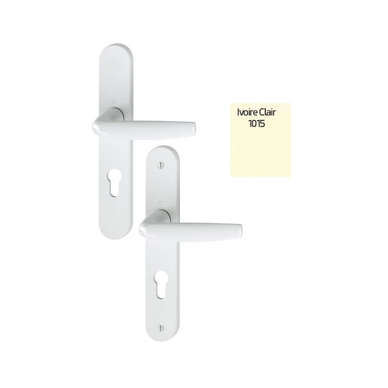 foto del prodotto set di porte atlanta hoppe 1530 300m avorio chiaro chiave i ent.195 p.68 77 3991655