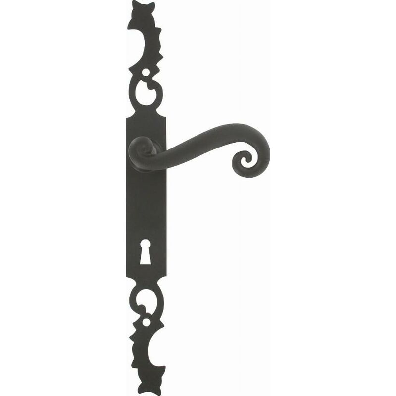 foto del prodotto set di porte rustiche aquitaine 41 bouvet ferro nero chiave i 16406
