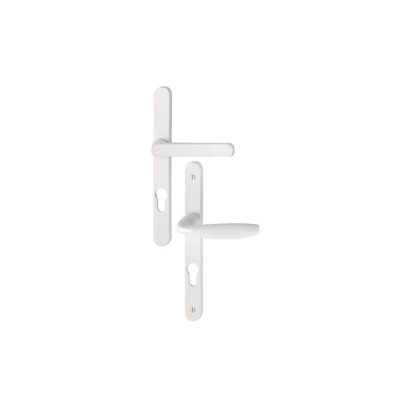 foto del prodotto set di porte su piastra stretta new york 099kh 300lmsgl 1810 hoppe bianco puro 3293988