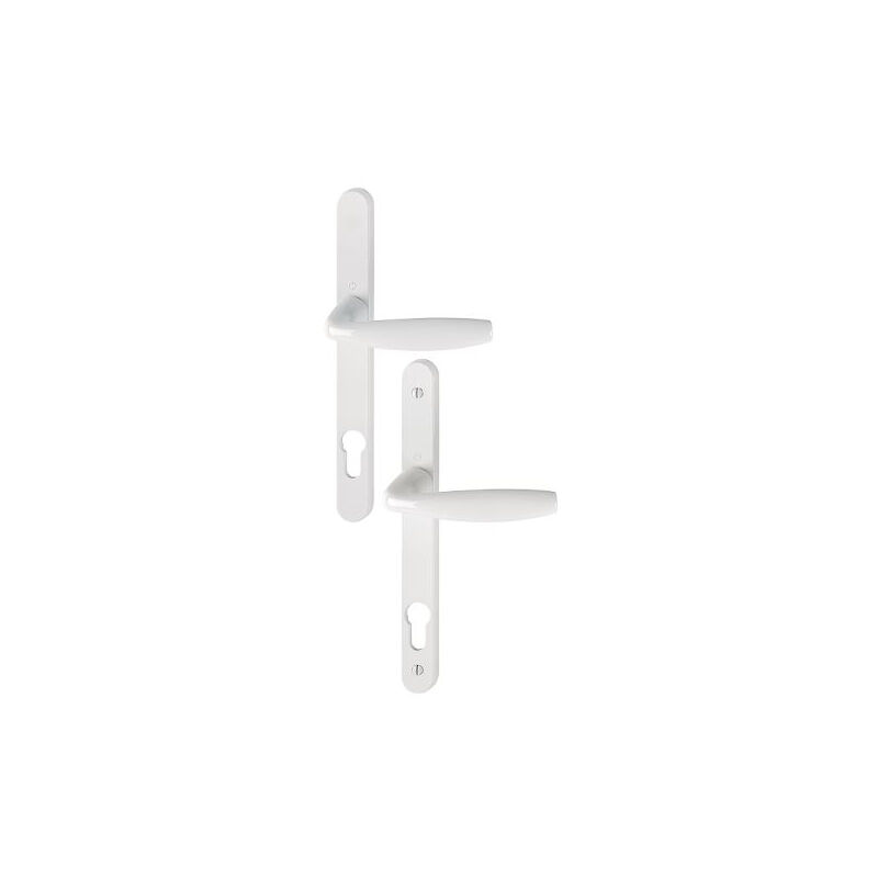 foto del prodotto set di porte su piastra stretta new york 1810rh 300lmsgl 1810 hoppe bianco puro pz92 3293363