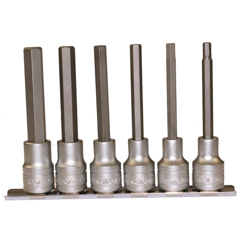 foto del prodotto set di prese a 6 punti. lungo con gambo da 1 2 teng tools m1211