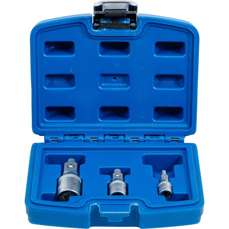 foto del prodotto set di prolunghe con magnete 6,3 mm 1 4 10 mm 3 8 12,5 mm 1 2 3 pz.