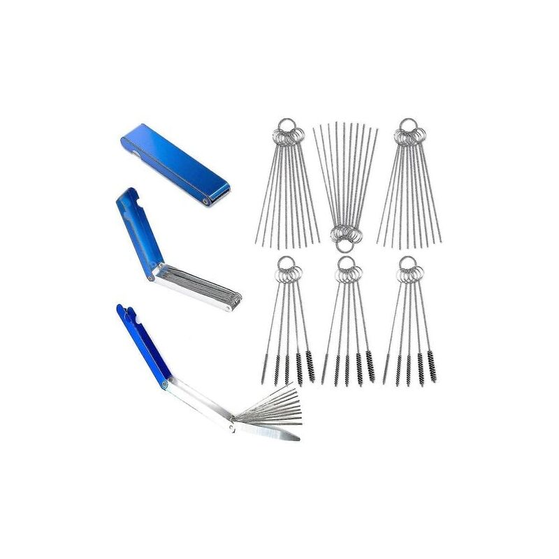 foto del prodotto set di pulitori a getto per carburatori, pulitori per punte di torcia per la pulizia di motociclette, ciclomotori, atv, utv, saldatrici, carburatori,