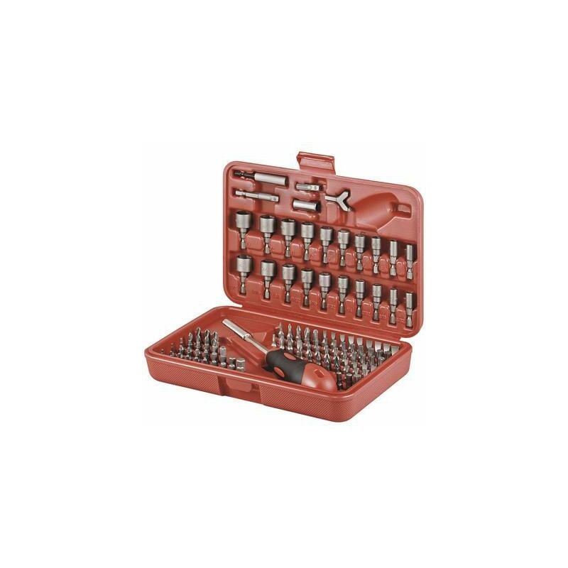 foto del prodotto set di punte, 113 pezzi, set di bit per avvitatori a batteria e chiavi a cricchetto.