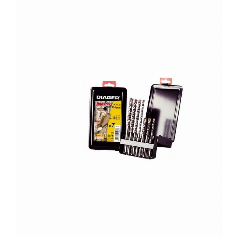 foto del prodotto set di punte booster plus sds plus 6 8 10 l.110 6 8 10 12 l.160 diager 113d