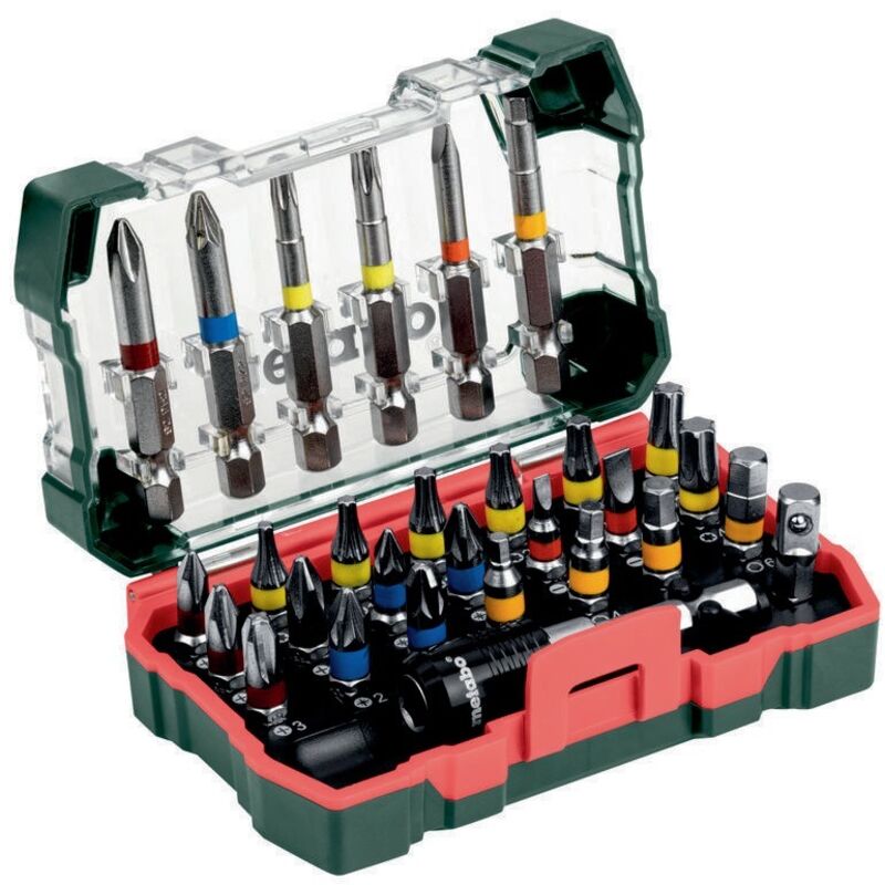 foto del prodotto set di punte da 29 pezzi, lunghezza 25 mm, in scatola