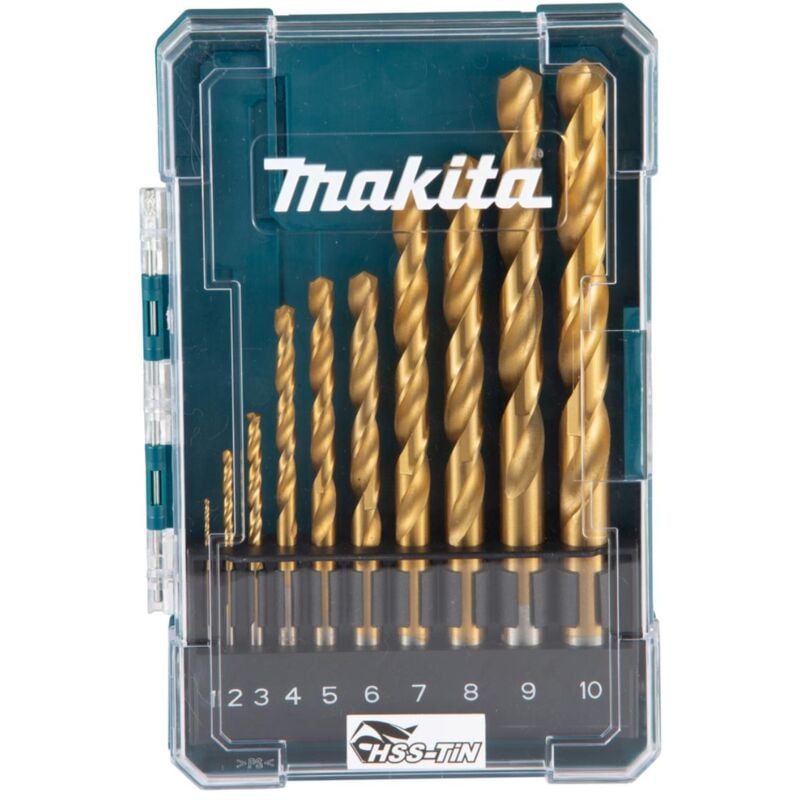 foto del prodotto set di punte makita per metallo 10 pezzi.