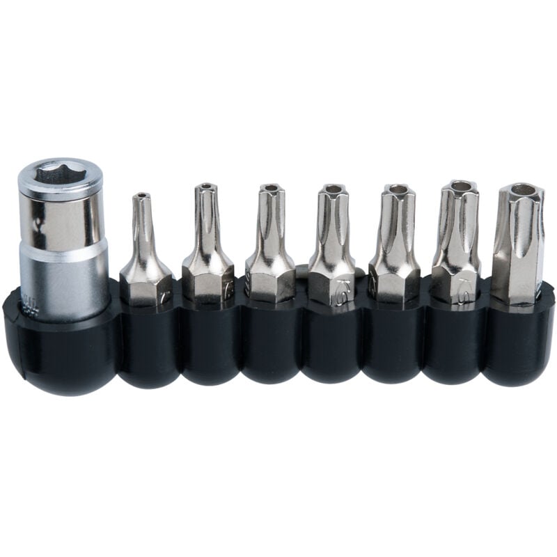 foto del prodotto set di punte per cacciavite torx con 5 1 4 di superficie, 8 pezzi