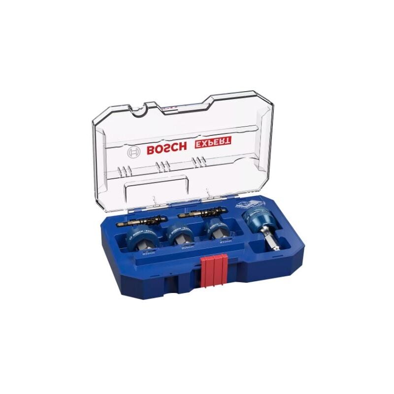 foto del prodotto set di punte per metallo con punta in metallo duro bosch 22 25 32 mm 3 pezzi 2608900502