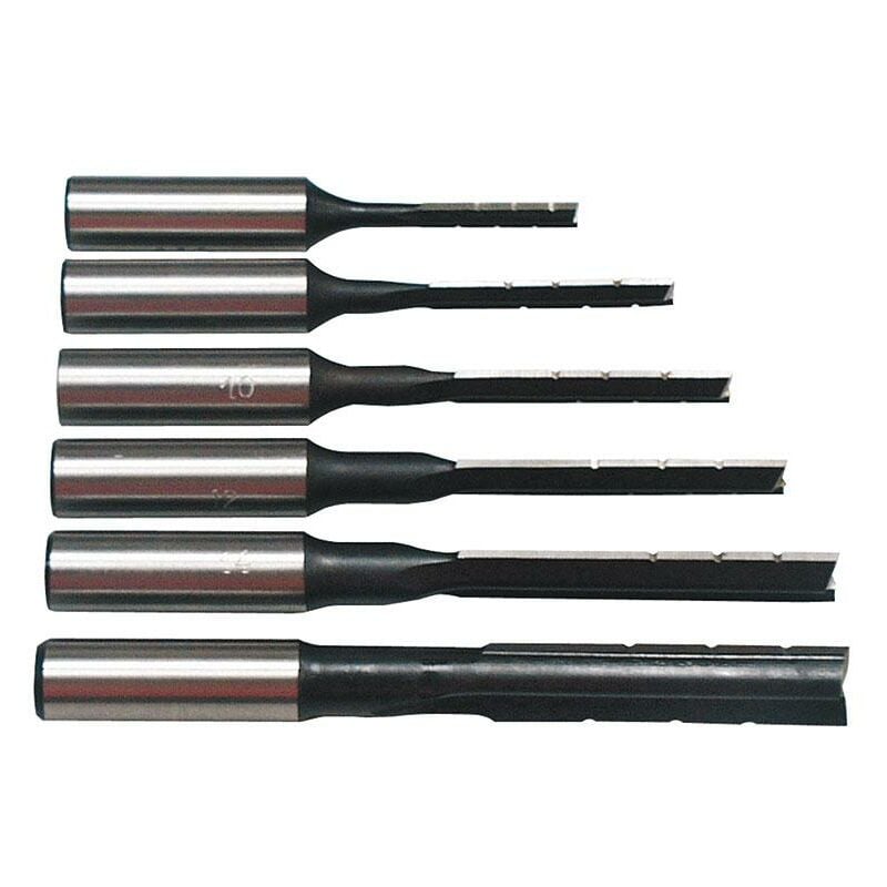 foto del prodotto set di punte per mortasa 6-8-10-12-14-16 mm rotazione sinistra fervi 0799 sxc