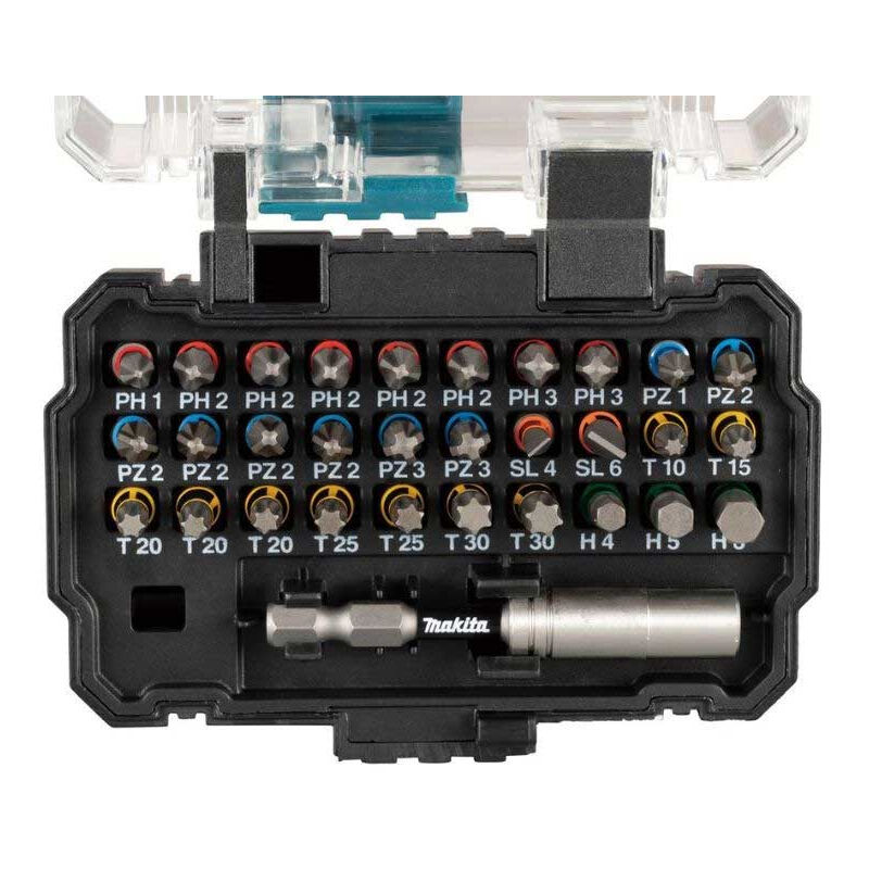 foto del prodotto set di punte per percussioni makita 31 pezzi e 13552