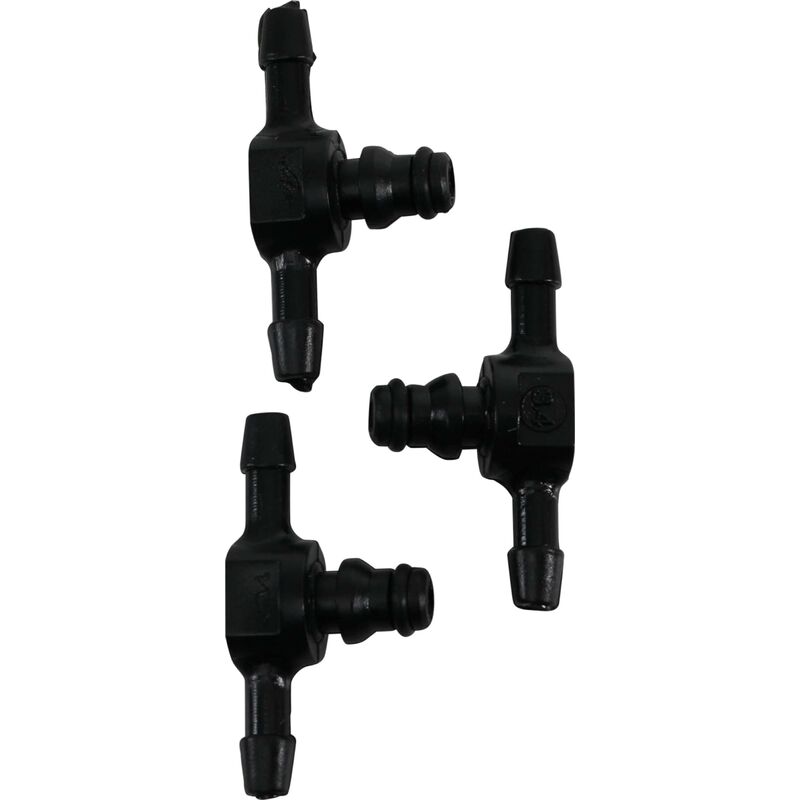 foto del prodotto set di raccordi in plastica forma a t 30 pz.