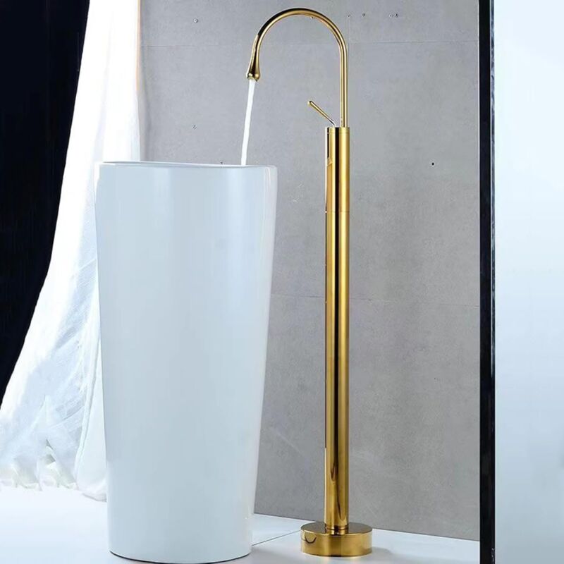 foto del prodotto set di rubinetti per vasca da bagno in oro, miscelatore per vasca da bagno indipendente, rubinetto per doccia per vasca da bagno, rubinetto per acqua