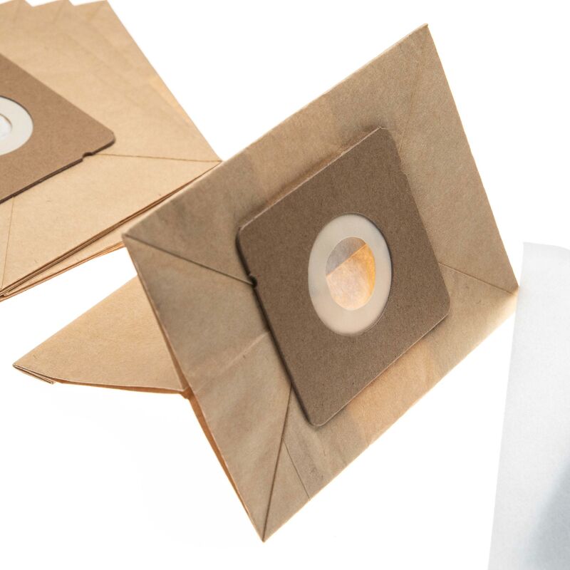 foto del prodotto set di sacchetti carta filtro da 6 pzz. compatibile con moulinex mo151101 4q0, mini space, accessimo, mo151301, compacteo aspirapolvere - vhbw