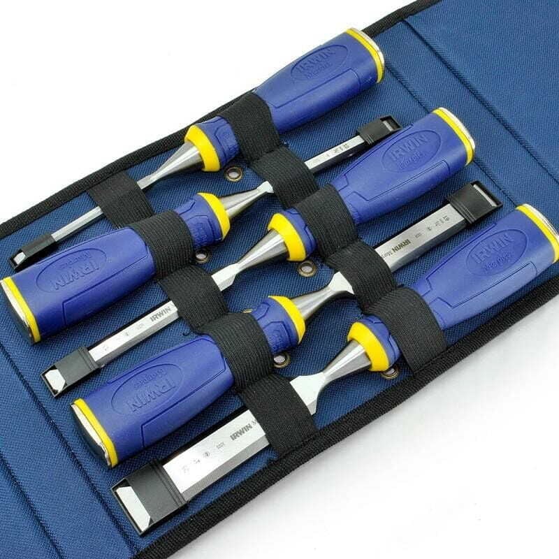 foto del prodotto set di scalpelli per legno piatti irwin 5 pz.