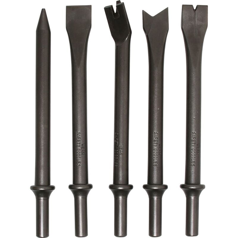 foto del prodotto set di scalpelli per martello pneumatico 5 pz.