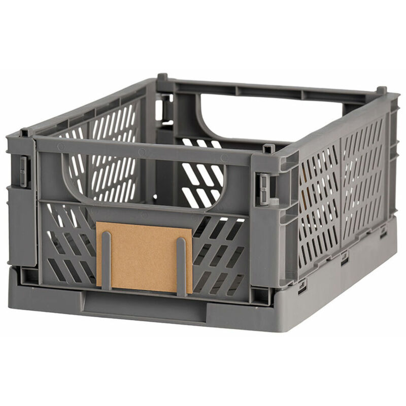 foto del prodotto set di scatole per sistemare impilabili 33 x 24,5 x 15 cm grigio scuro