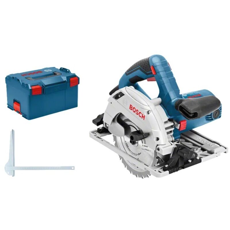foto del prodotto set di seghe circolari portatili bosch gks 55 gce professional in formato l boxx 3