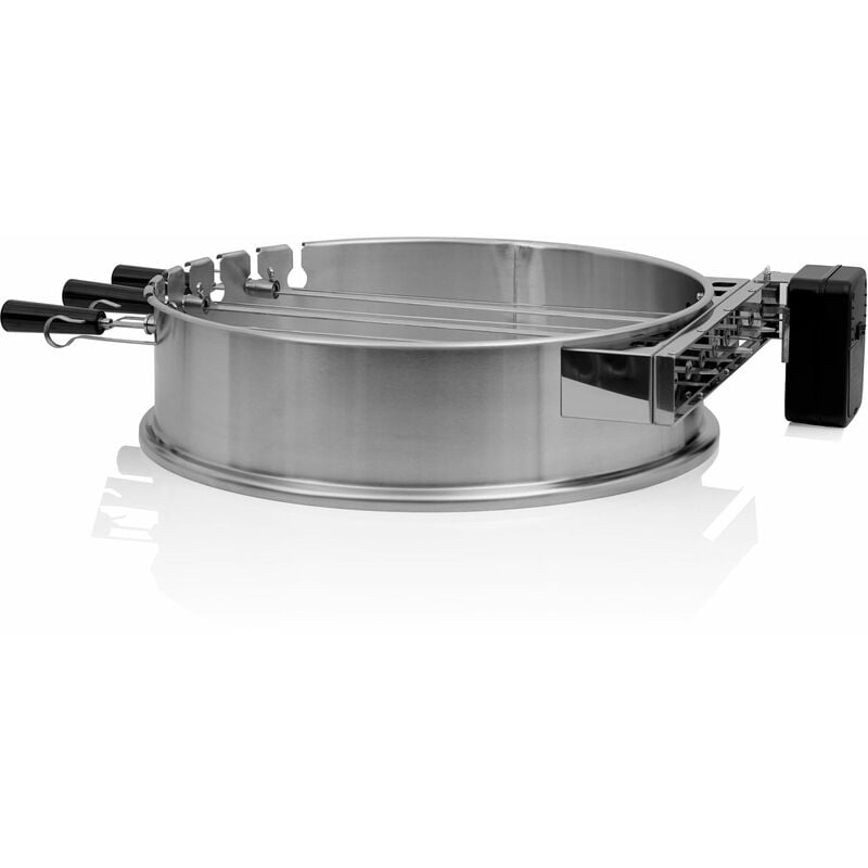 foto del prodotto set di spiedini per griglia a bollitore 57 cm 7 spiedini in acciaio inox bbq toro