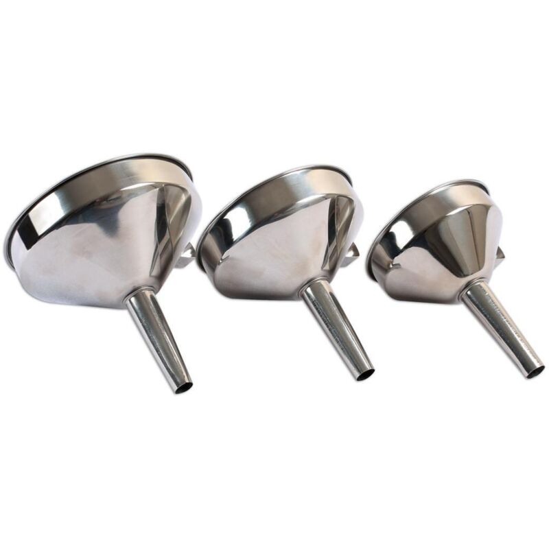 foto del prodotto set di spinelli laser in acciaio inox 7099 3 pezzi 100 mm, 120 mm, 140 mm