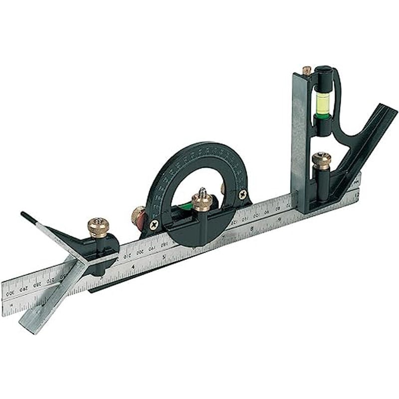 foto del prodotto set di squadre squadra combinate falegname 300mm 991857 silverline