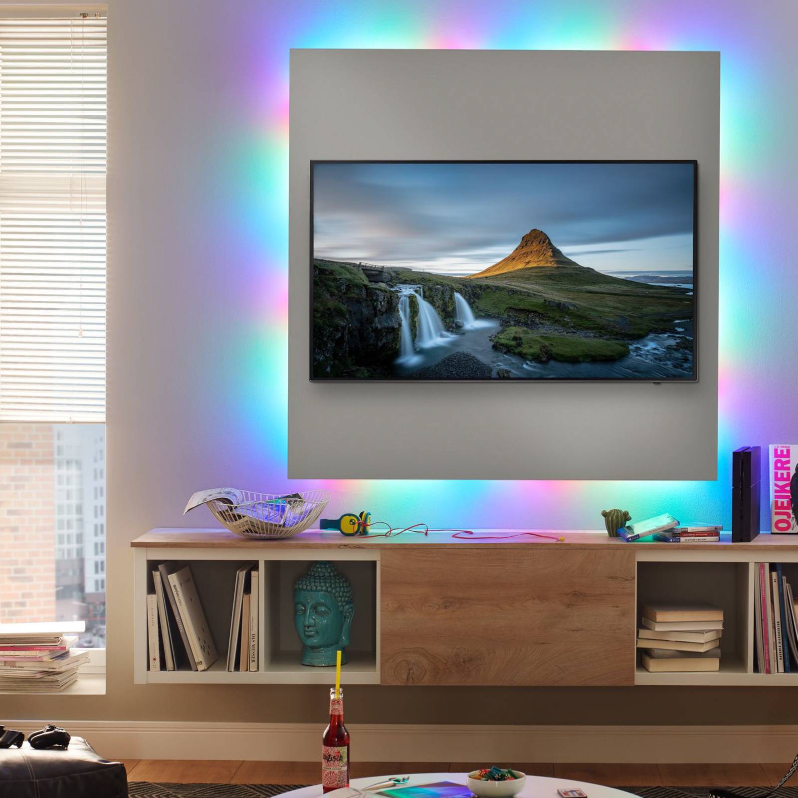 foto del prodotto set di strisce led simpled motion di paulmann, telecomando da 5 m rgb