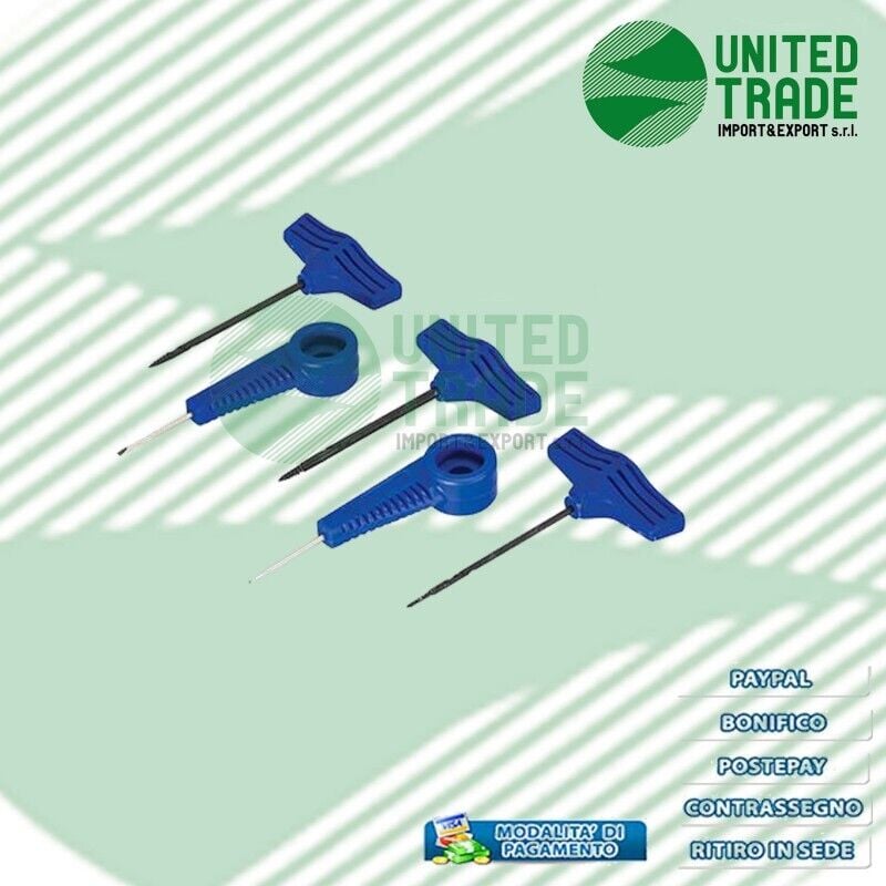 foto del prodotto set di succhielli, punterolo a punta piatta e punteruolo 5 p.zi 5 p.zi