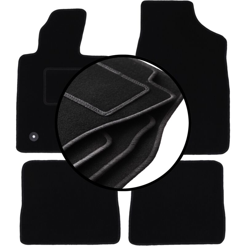foto del prodotto set di tappetini in velluto per chrysler pt cruiser decappottabile, hatchback 2000 2010 