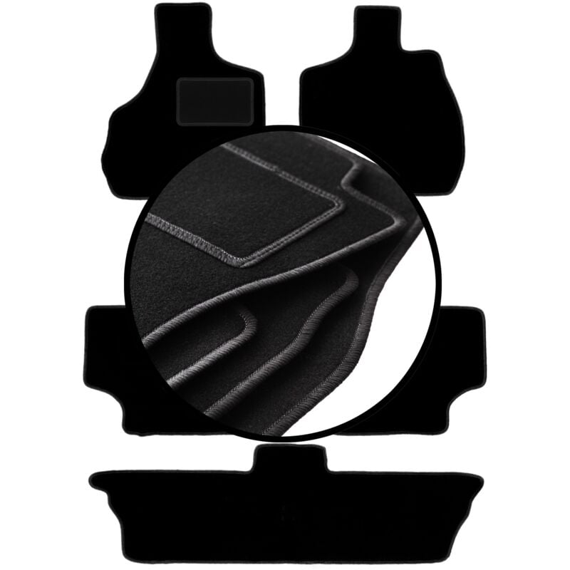 foto del prodotto set di tappetini in velluto per chrysler voyager iv 7 posti 2000 2008 