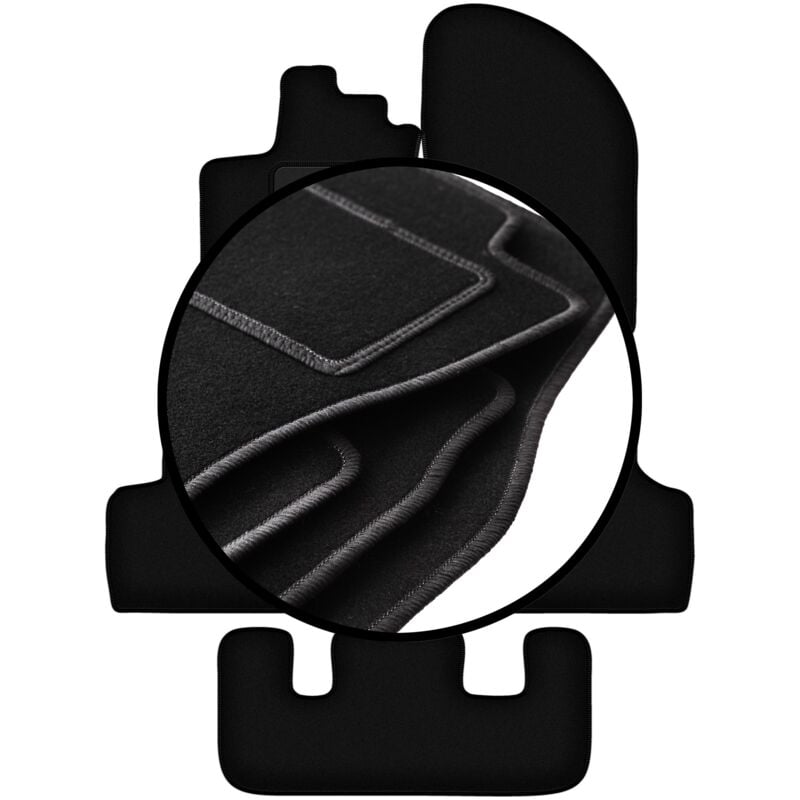 foto del prodotto set di tappetini in velluto per dacia lodgy 7 posti 2012 