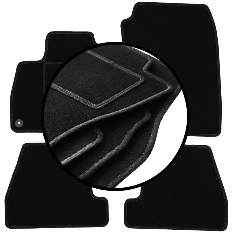 foto del prodotto set di tappetini in velluto per ford focus mk3 hatchback, berlina, station wagon 2010 2018 