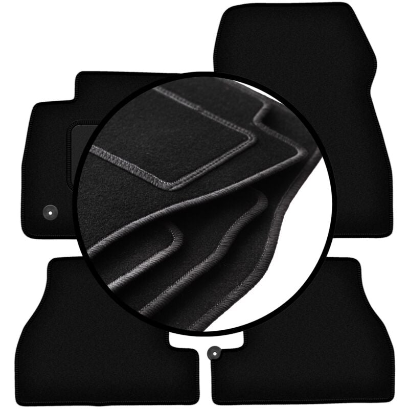 foto del prodotto set di tappetini in velluto per ford focus mk3 usa berlina, station wagon 2010 2019 
