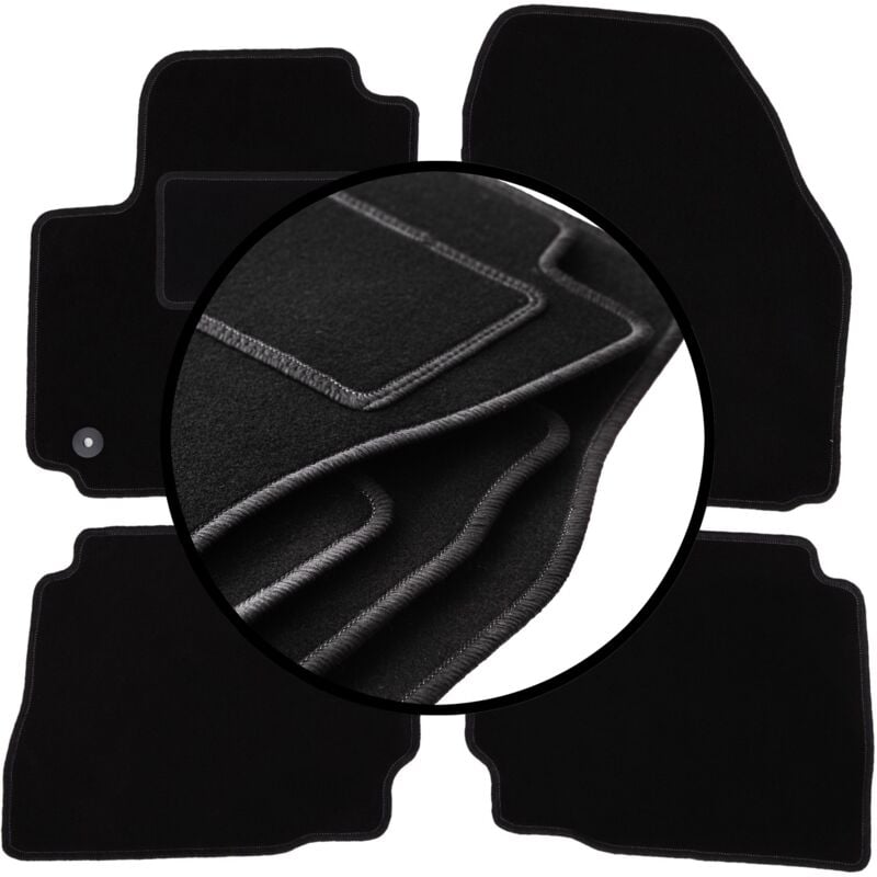 foto del prodotto set di tappetini in velluto per ford mondeo mk4 liftback, berlina, station wagon 2012 2014 