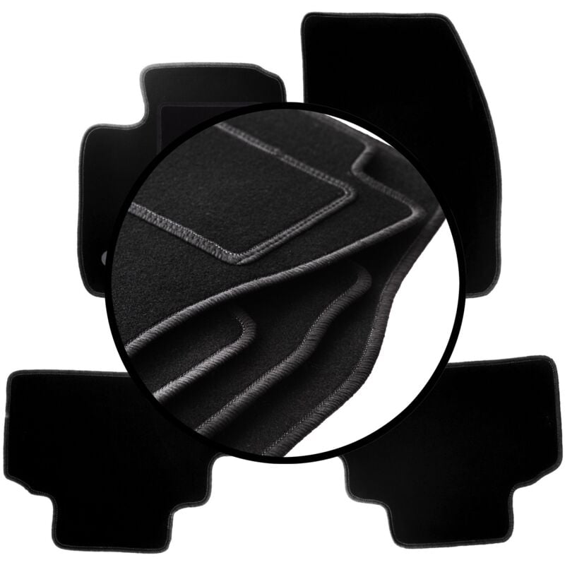 foto del prodotto set di tappetini in velluto per ford tourneo courier kombivan 2014 