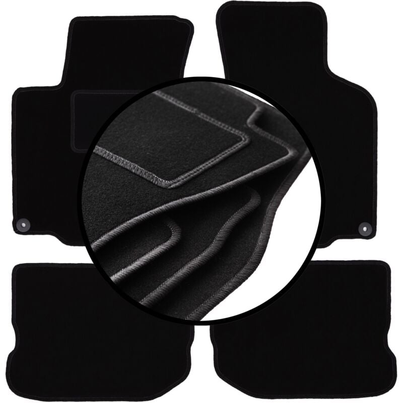 foto del prodotto set di tappetini in velluto per seat leon i hatchback 1999 2005 