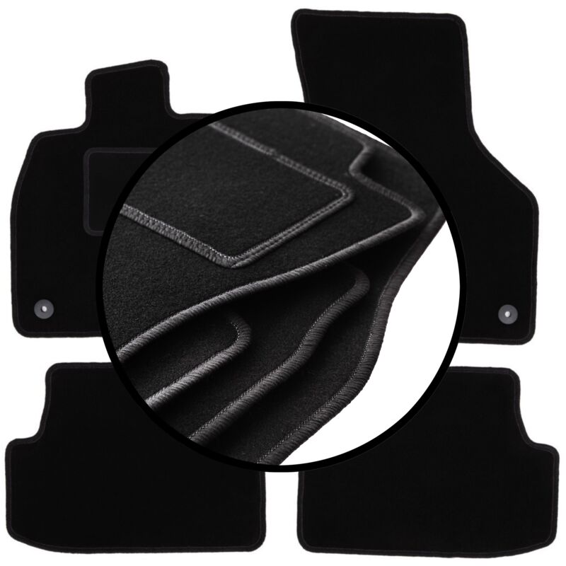 foto del prodotto set di tappetini in velluto per seat leon iii hatchback, station wagon, variant 2012 2020 