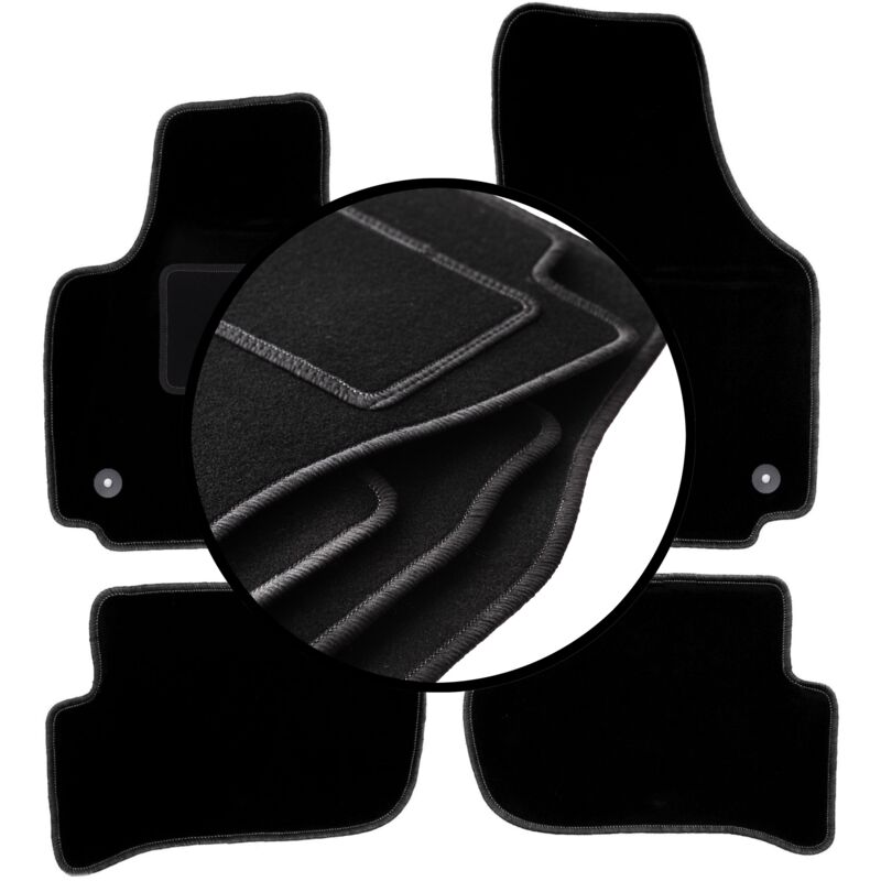 foto del prodotto set di tappetini in velluto per seat toledo iii monovolume 2004 2012 