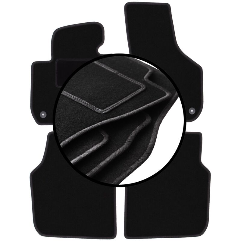 foto del prodotto set di tappetini in velluto per skoda superb ii long berlina, station wagon 2008 2015 