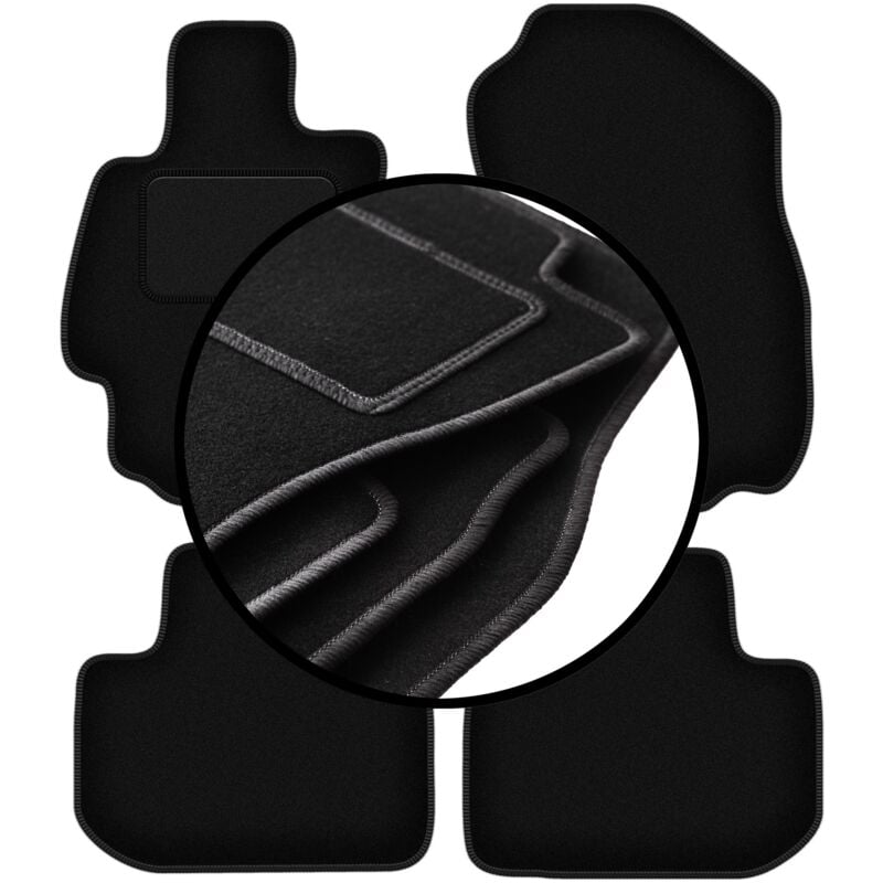 foto del prodotto set di tappetini in velluto per subaru outback berlina, station wagon 2009 