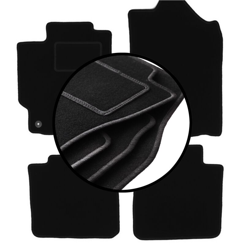 foto del prodotto set di tappetini in velluto per toyota camry viii xv50 berlina 2011 2018 
