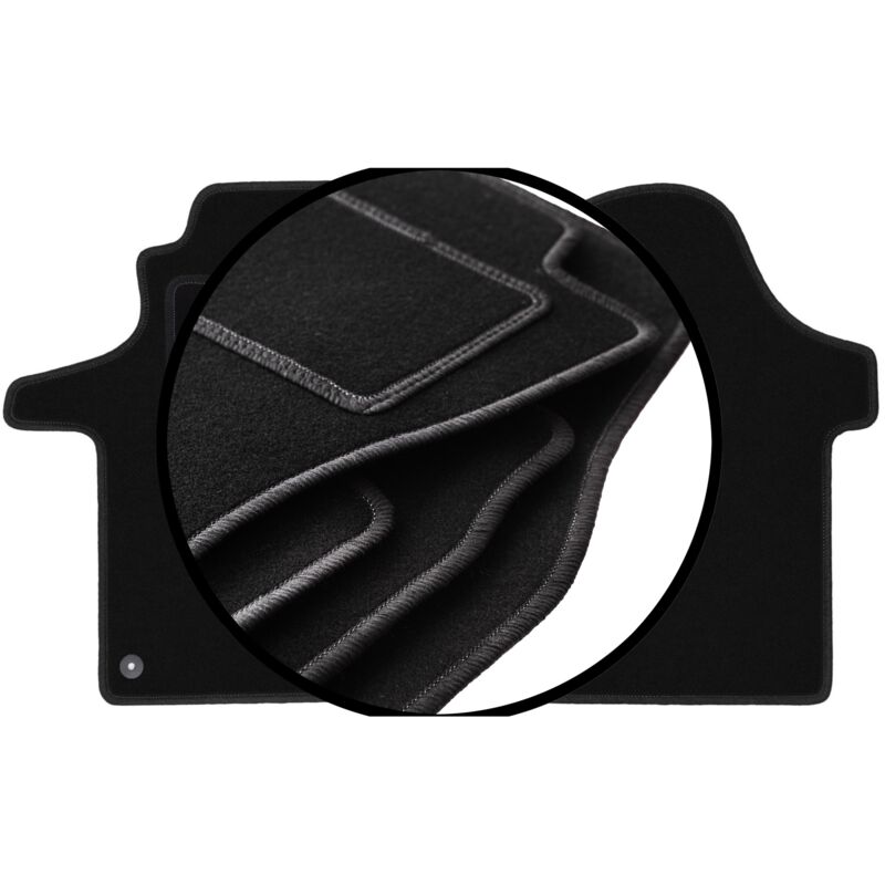 foto del prodotto set di tappetini in velluto per toyota corolla verso ii 7 posti 2004 2009 